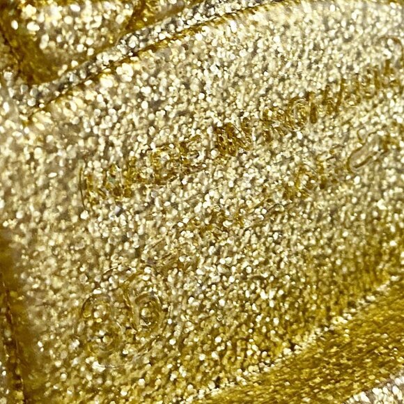 New JW Anderson Chain Glitter Gold Ankle Boots size 36 - Picture 6 of 7